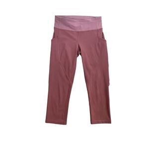 Lululemon Rose Pink Cropped Leggings Size 4